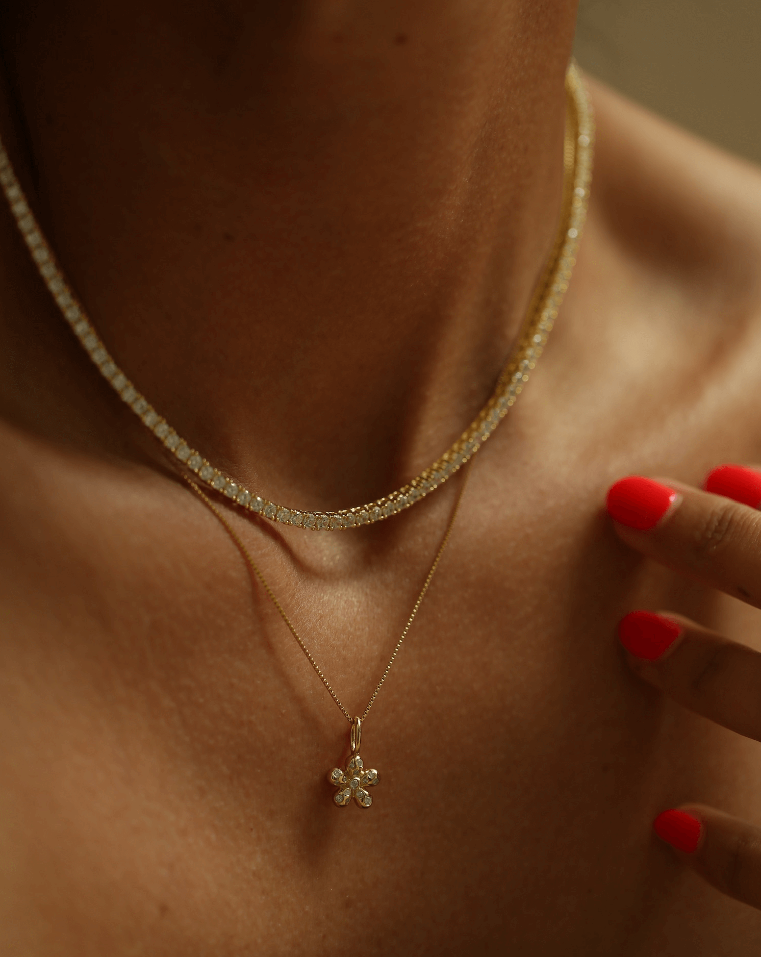 Prong Set Tennis Necklace | Products | Melanie Auld Jewelry
