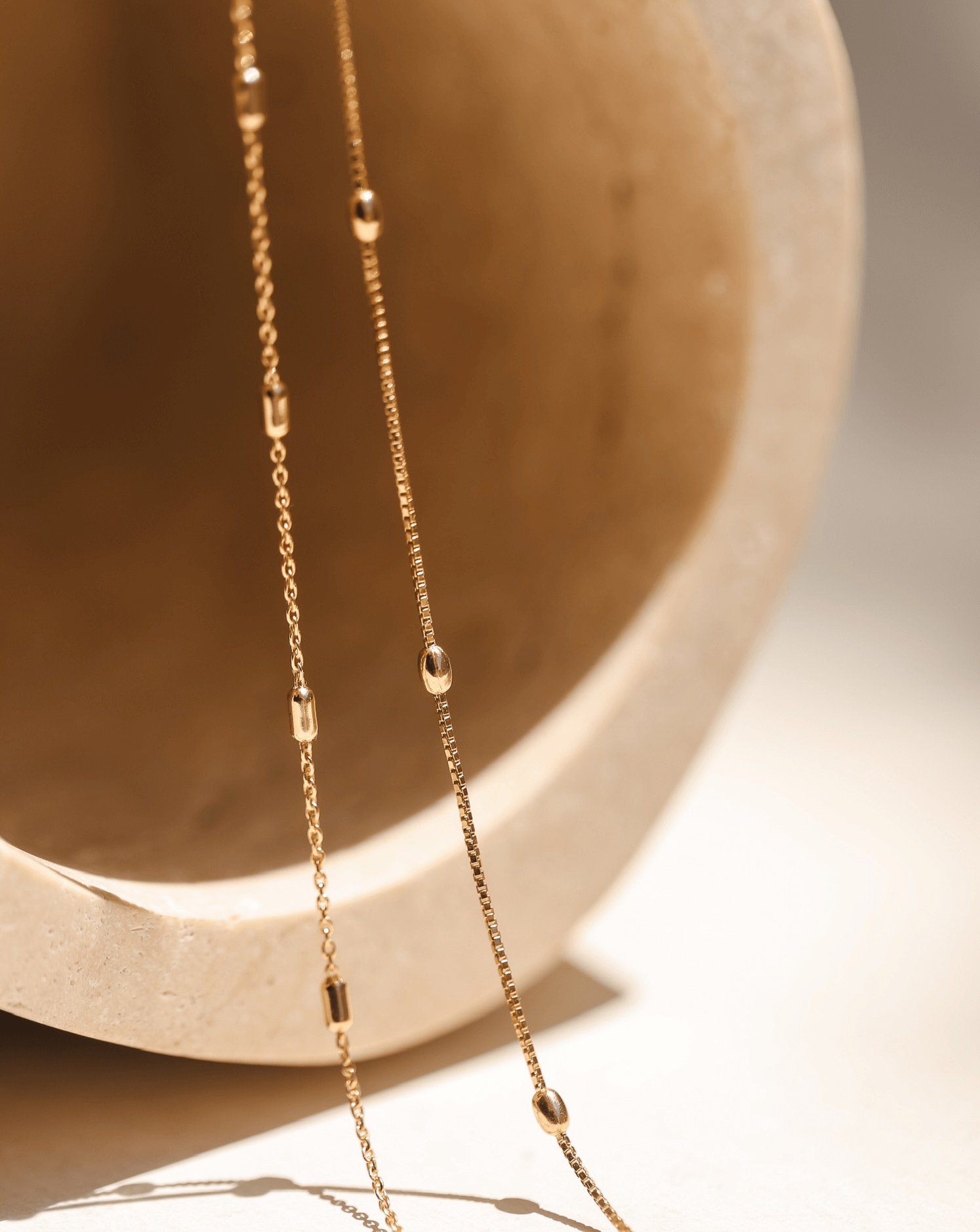Oval Beaded Chain | Products | Melanie Auld Jewelry