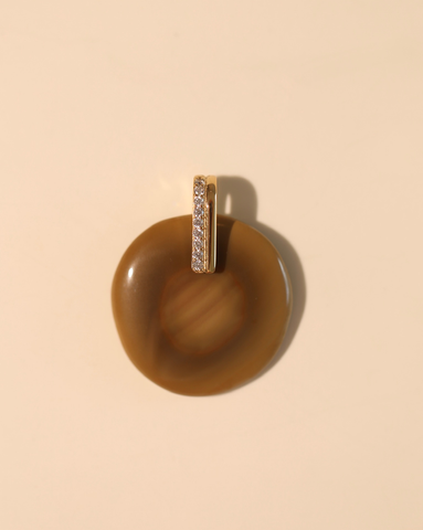 Luxe Stone Pendant - Imperial Jasper/ 3