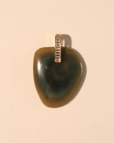 Luxe Stone Pendant - Imperial Jasper/ 2