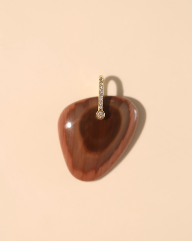Luxe Stone Pendant - Imperial Jasper/ 5