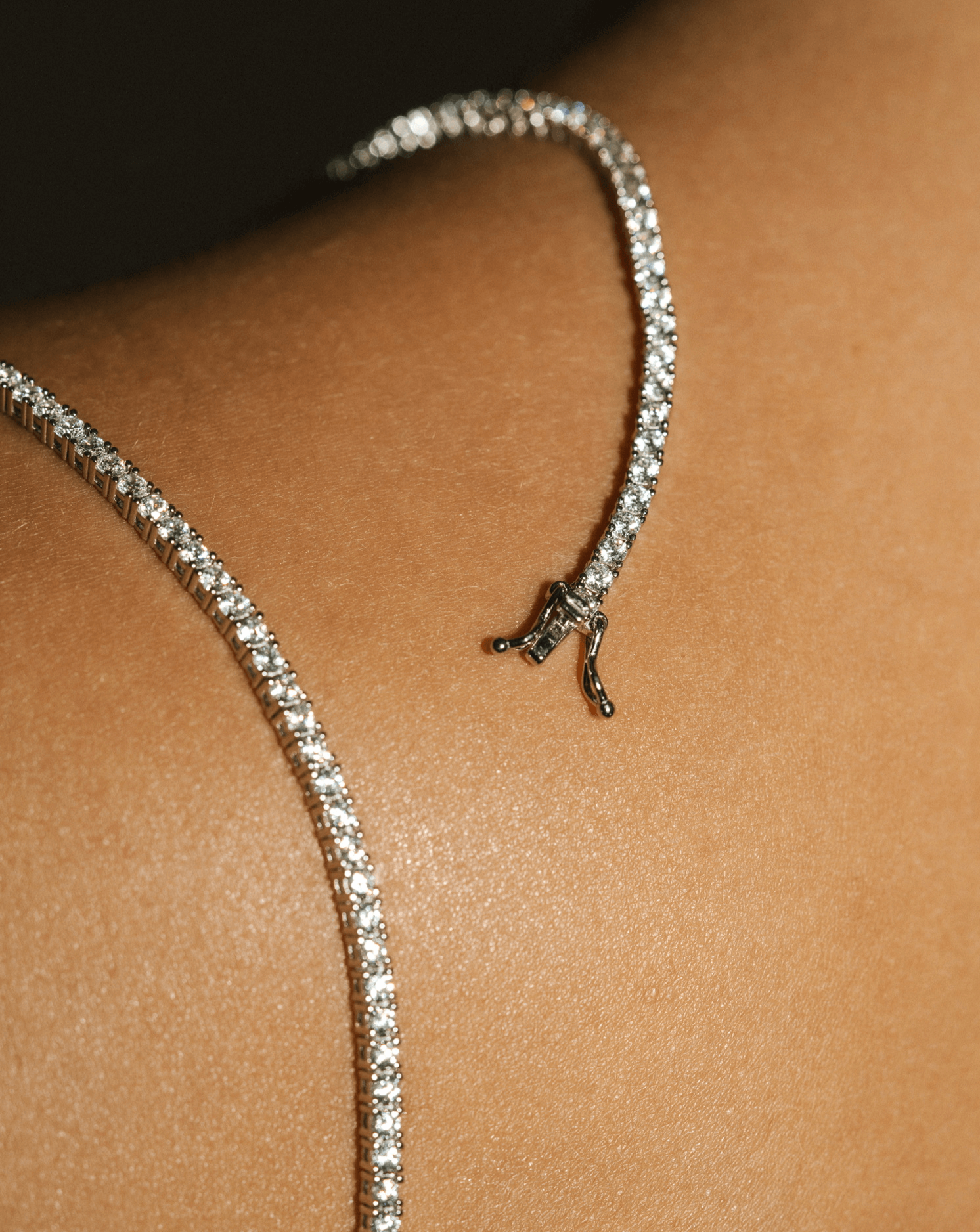 Prong Set Tennis Necklace | Products | Melanie Auld Jewelry Prong Set Tennis Necklace | Products | Melanie Auld Jewelry