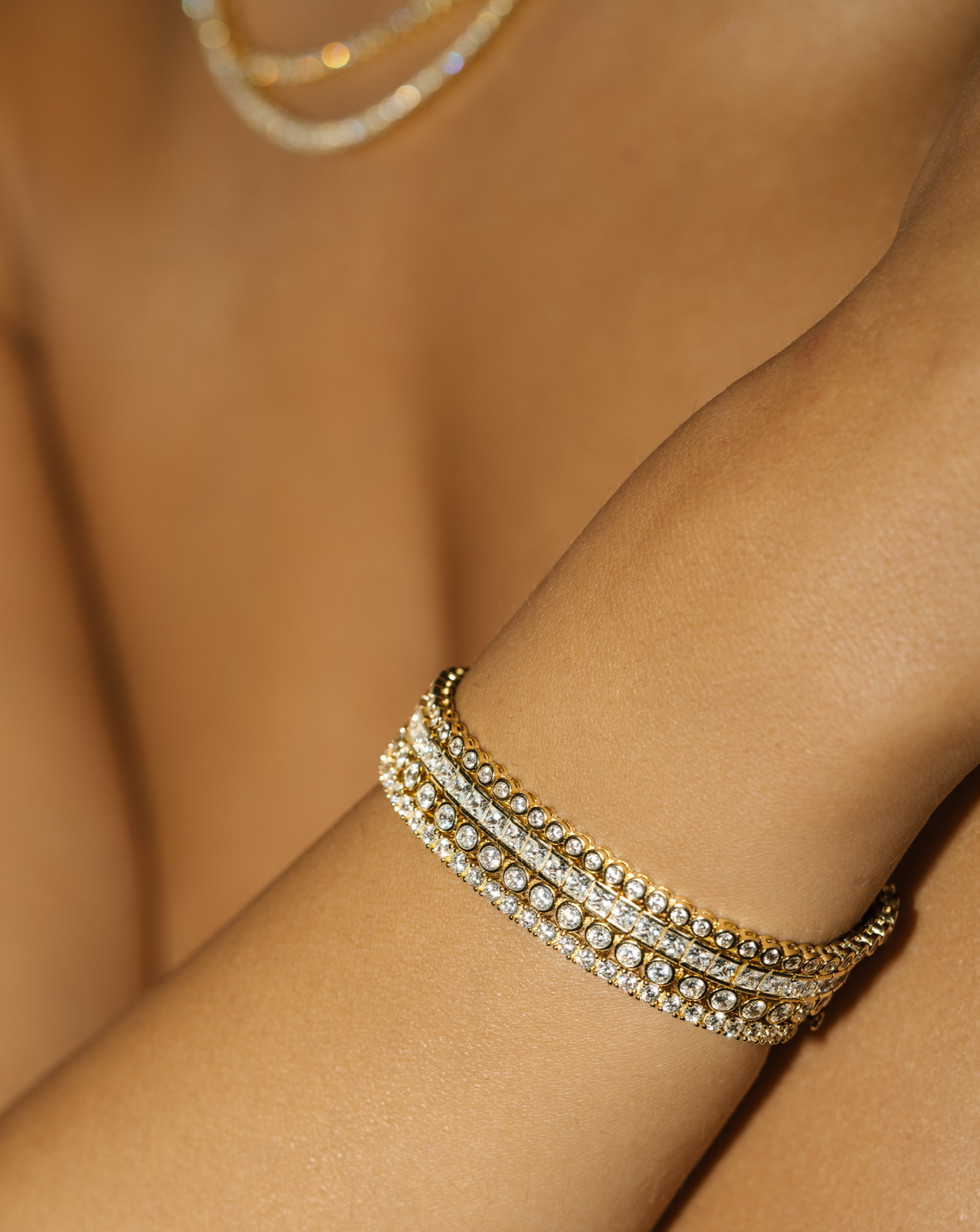Petite Bezel Set Tennis Bracelet | Product | Melanie Auld Jewelry