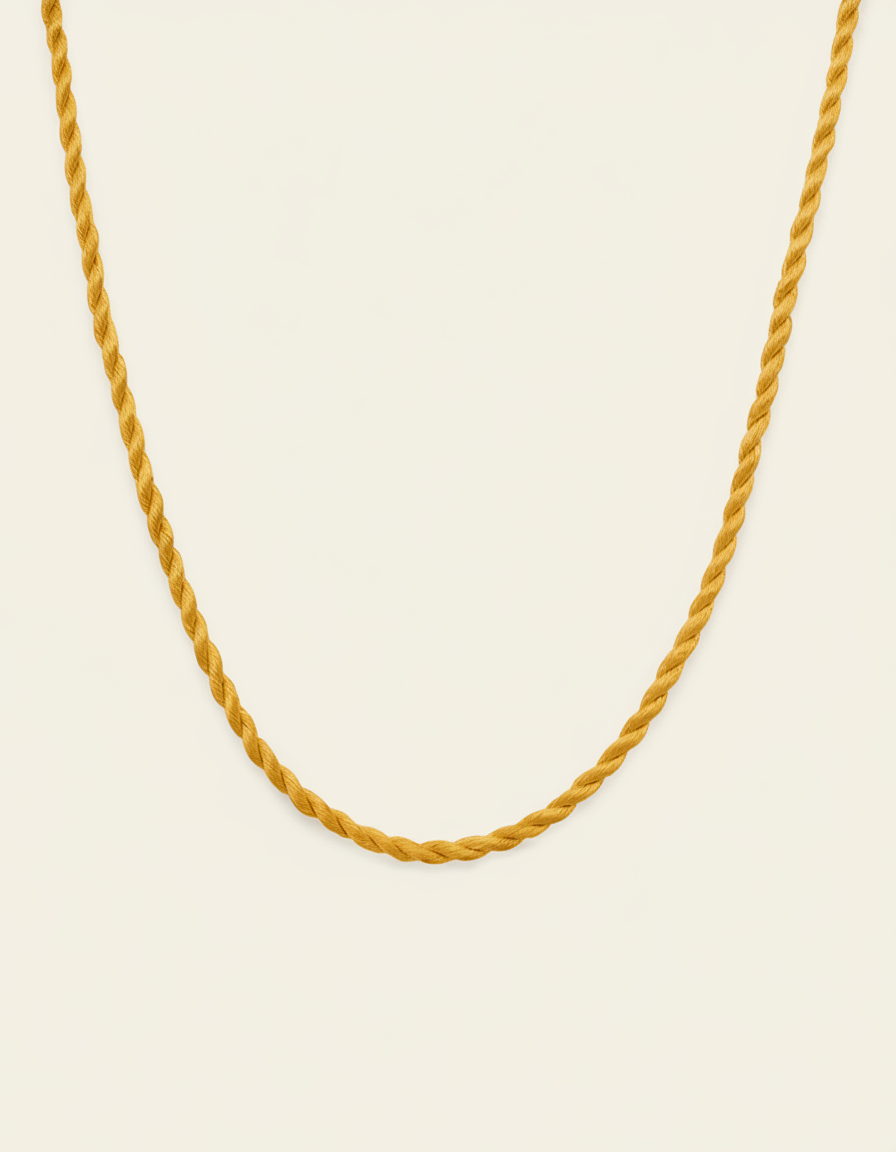 Cord Necklace - Ochre