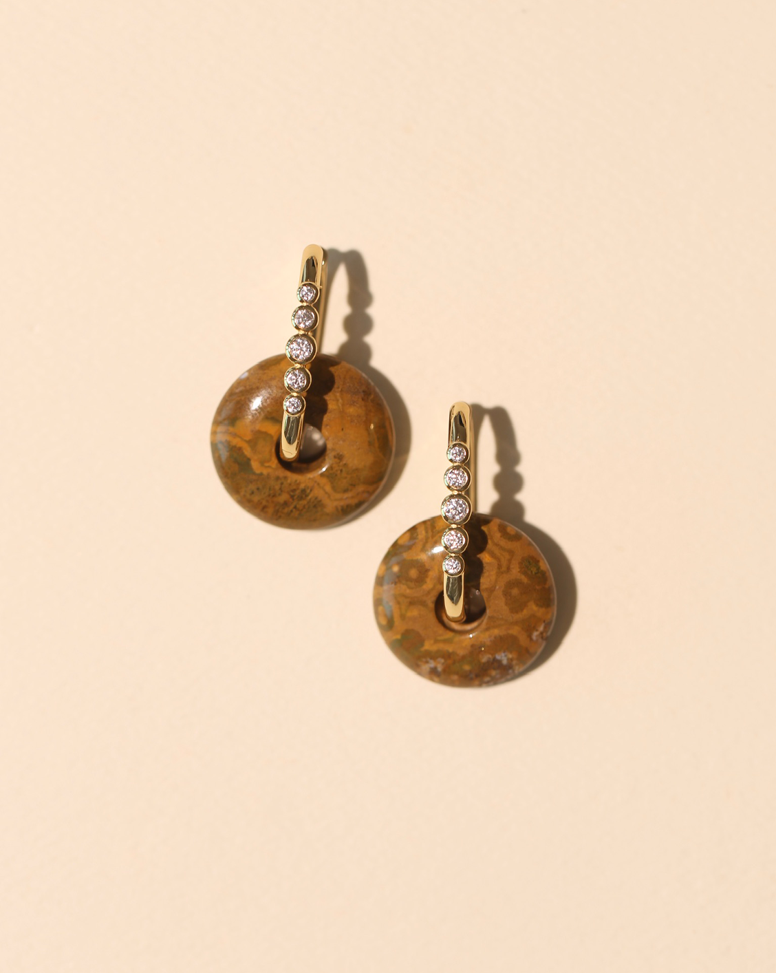 OOAK Earring - Ocean Jasper #100