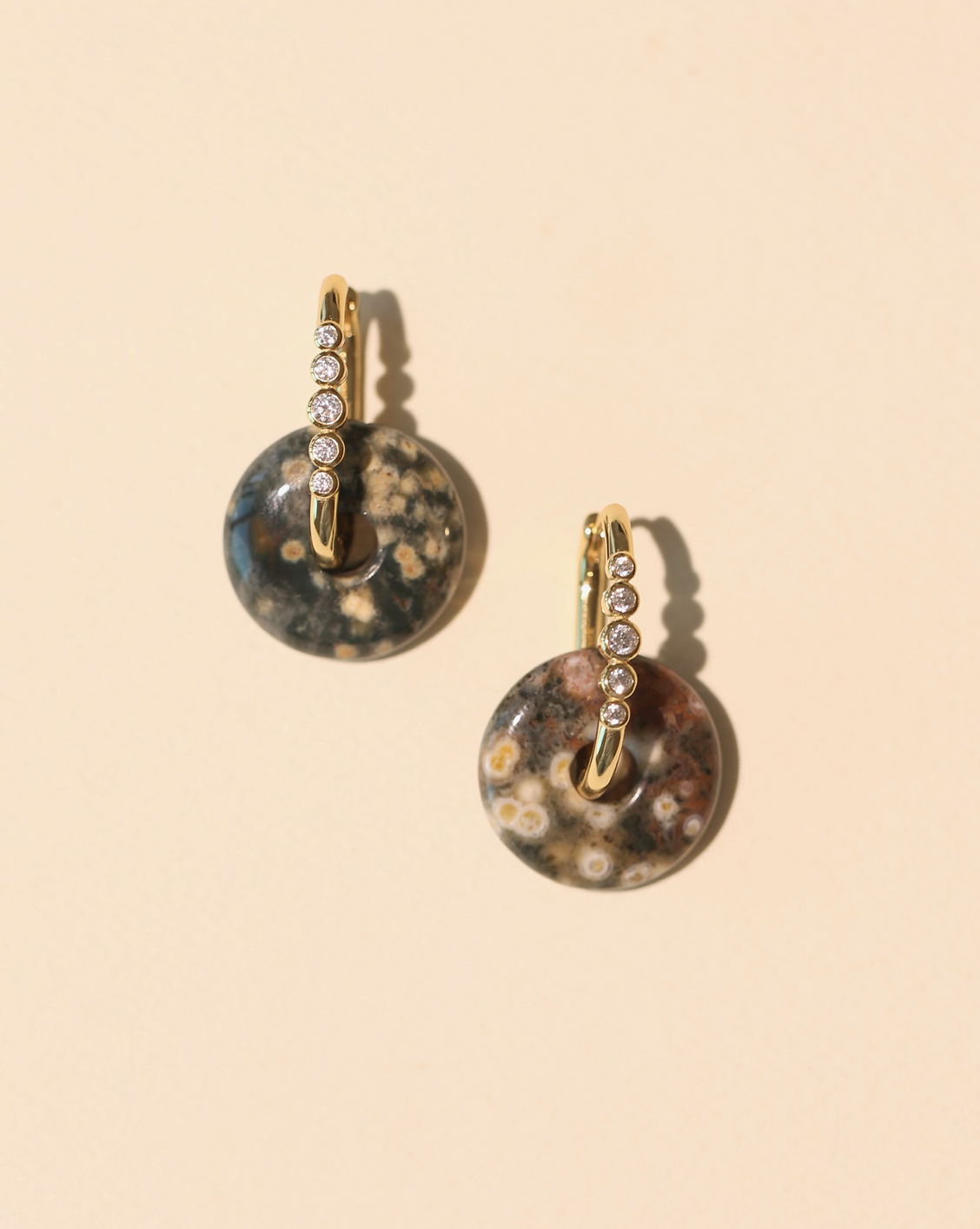 OOAK Earring - Ocean Jasper #103