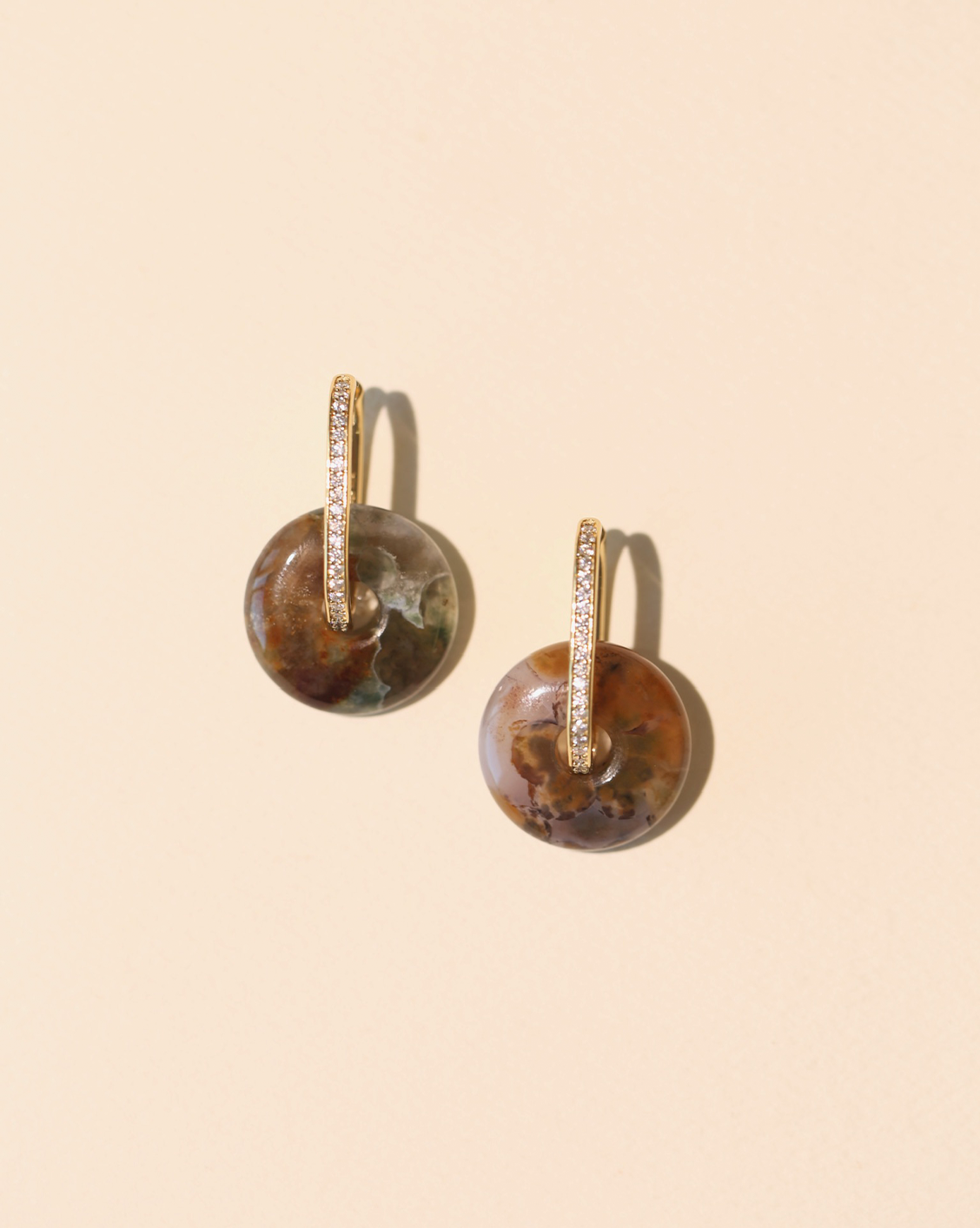 OOAK Earring - Ocean Jasper #84