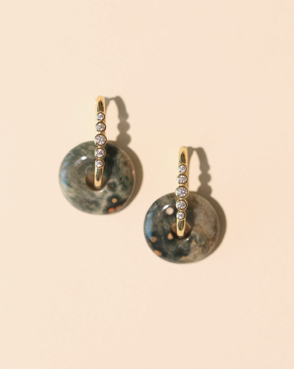 OOAK Earring - Ocean Jasper #88
