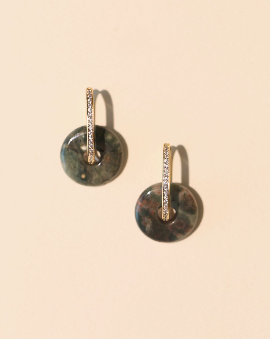 OOAK Earring - Ocean Jasper #93