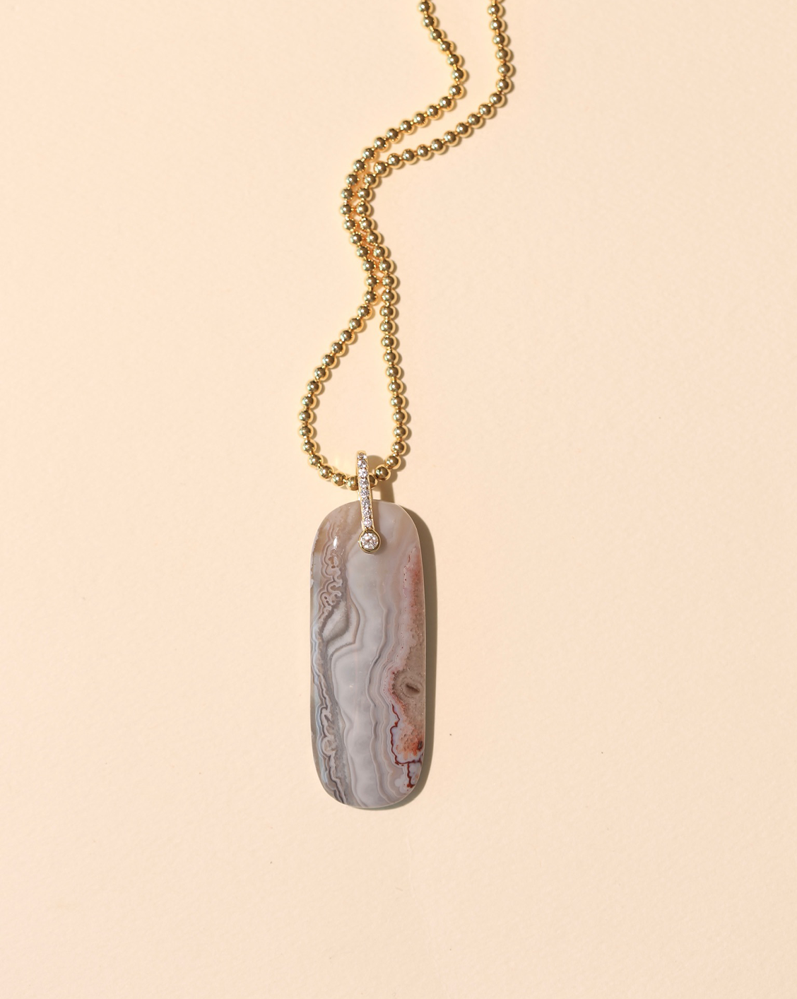 OOAK Necklace - Lace Agate #1