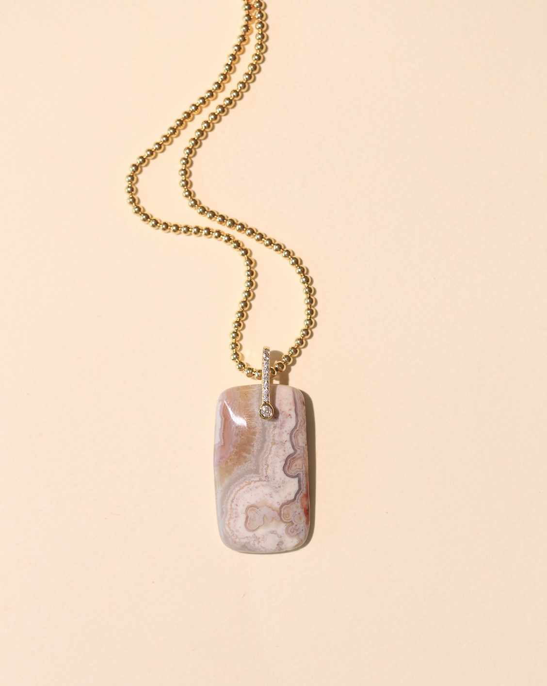 OOAK Necklace - Lace Agate #2