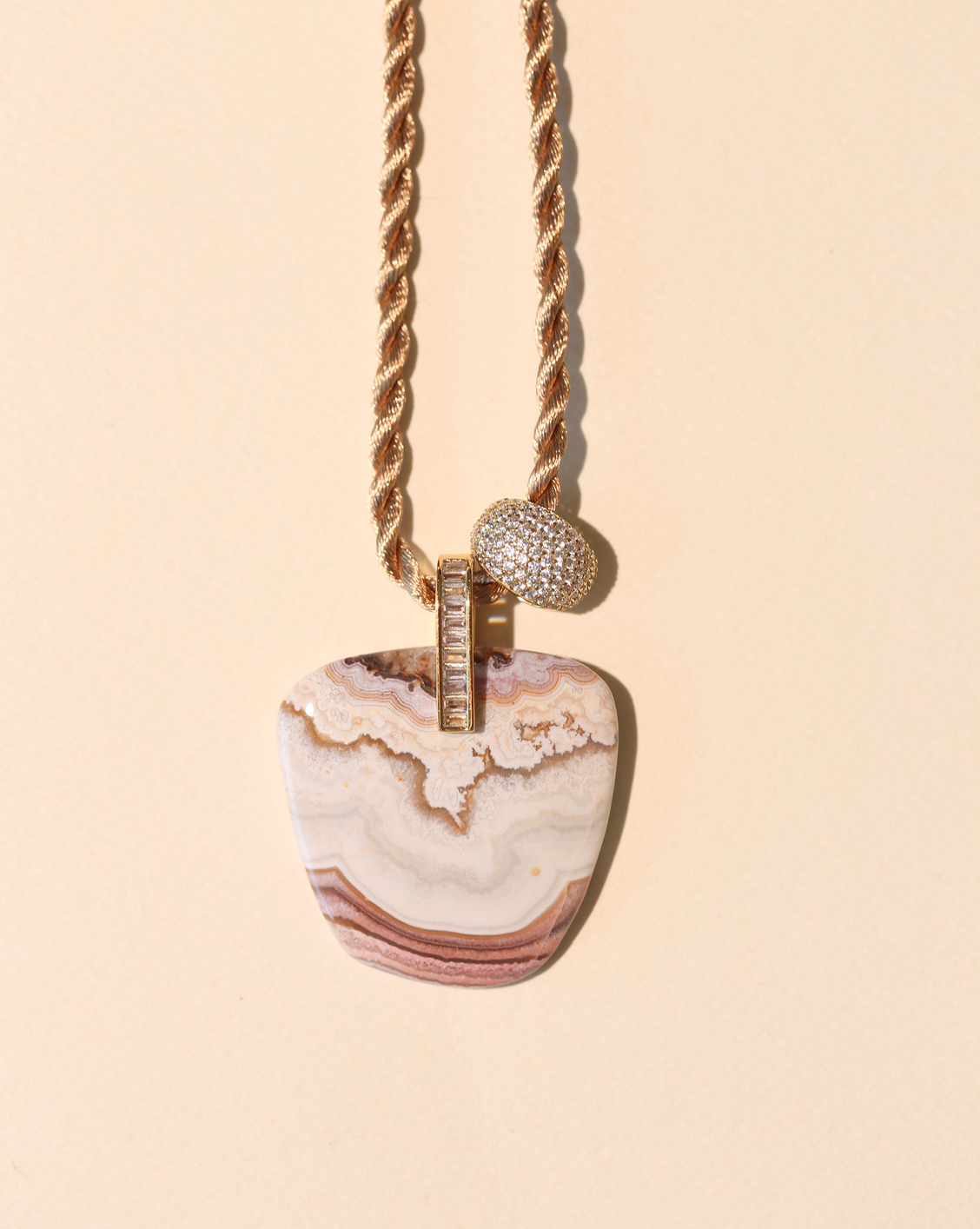 OOAK Necklace - Rhodochrosite #3
