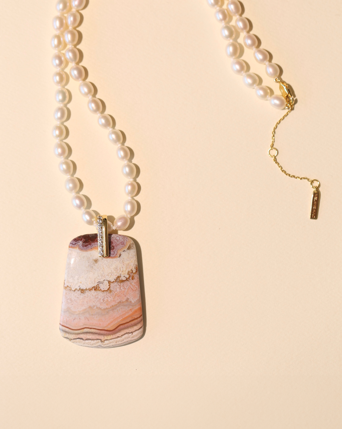 OOAK Necklace - Rhodochrosite #4
