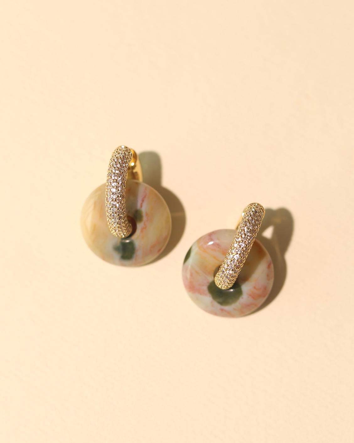 OOAK Earring - Ocean Jasper #109