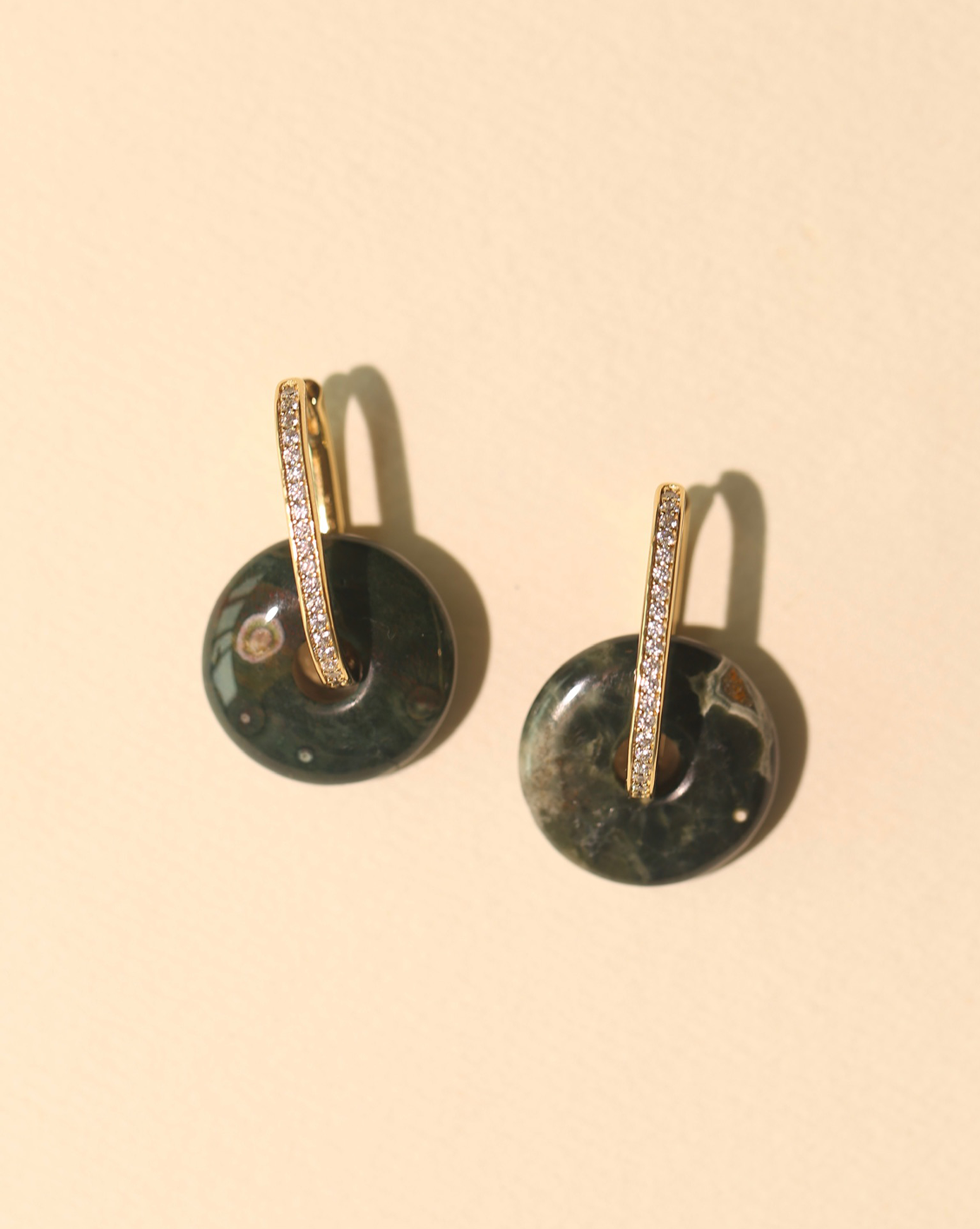 OOAK Earring - Ocean Jasper #111