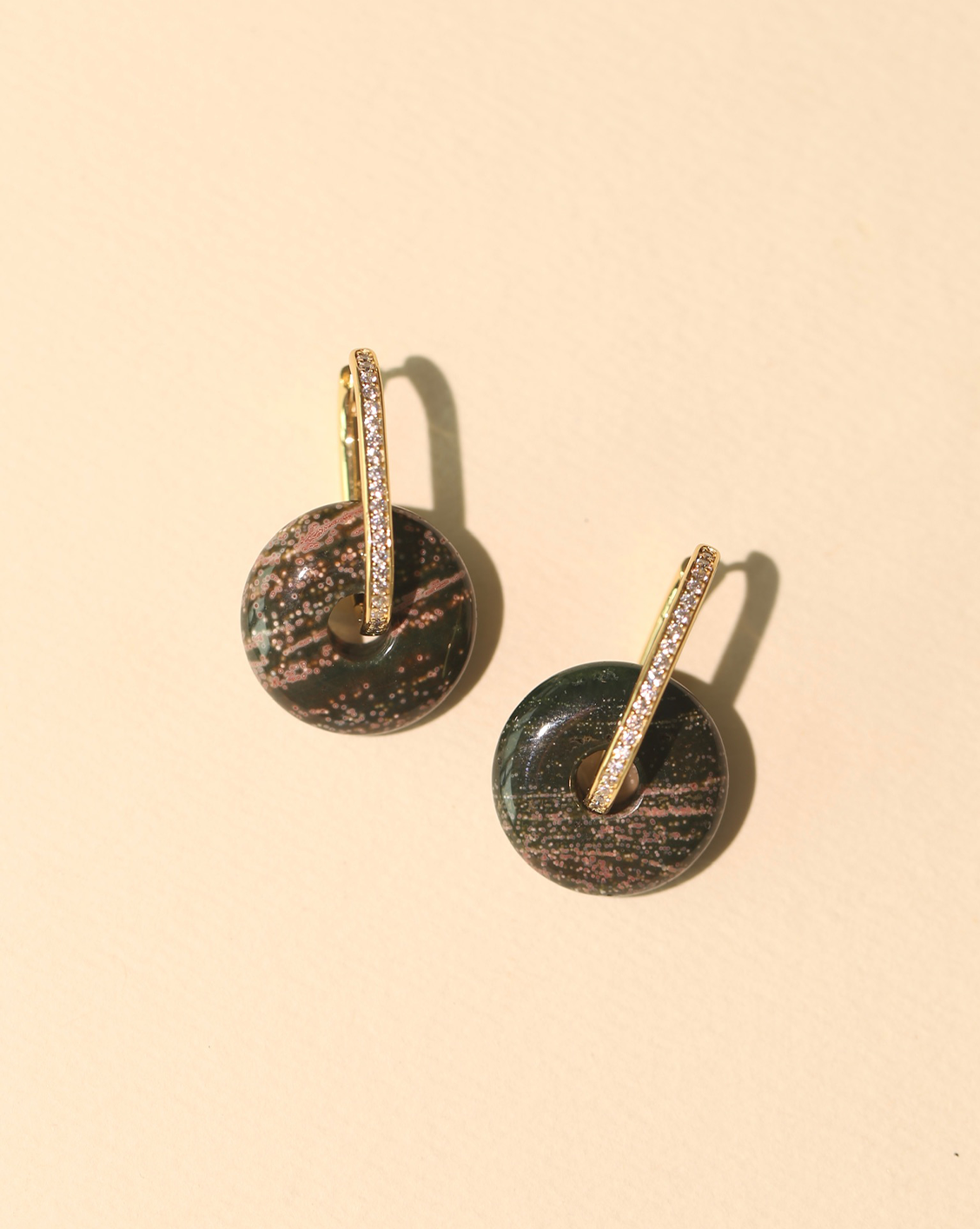 OOAK Earring - Ocean Jasper #114