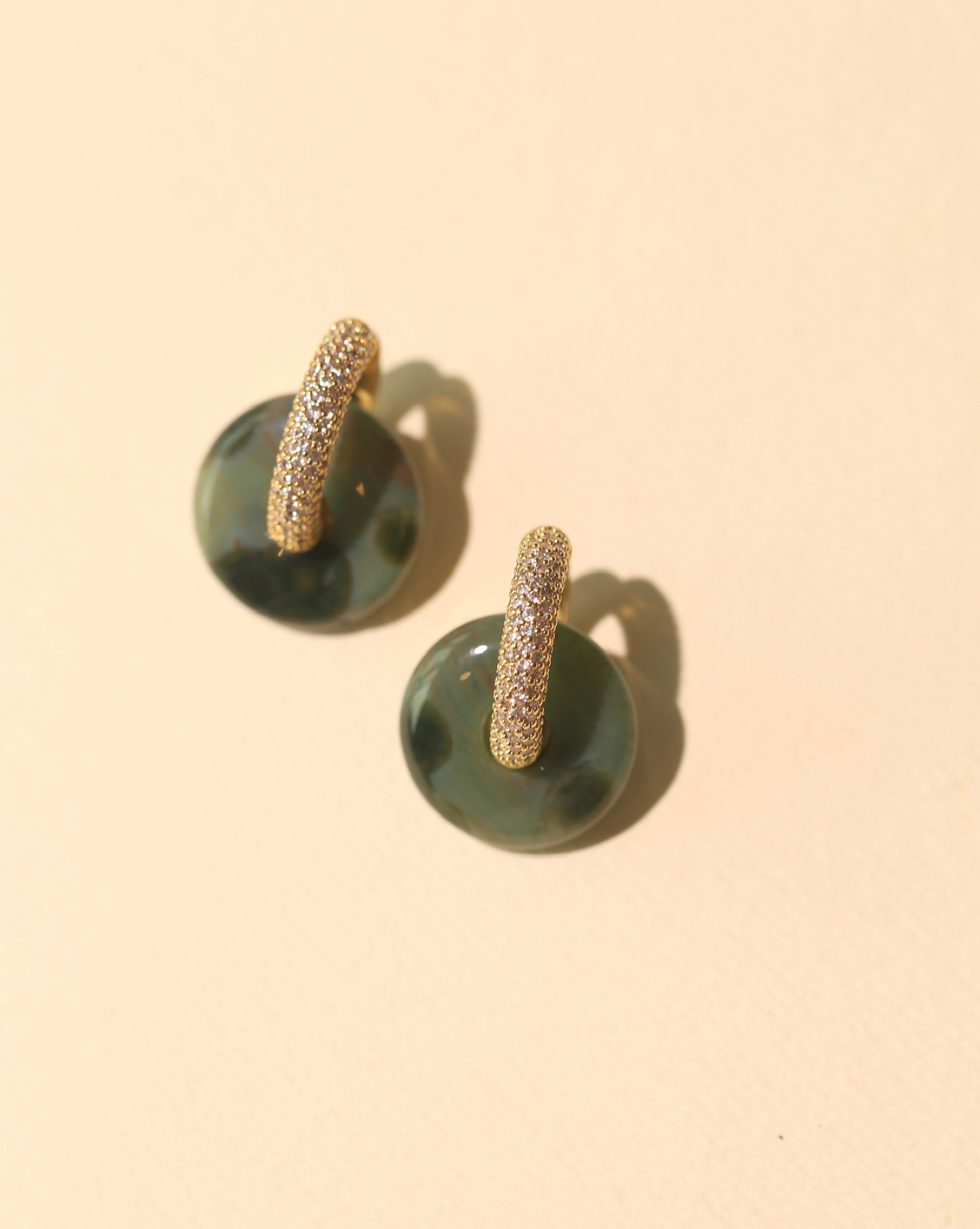 OOAK Earring - Ocean Jasper #115