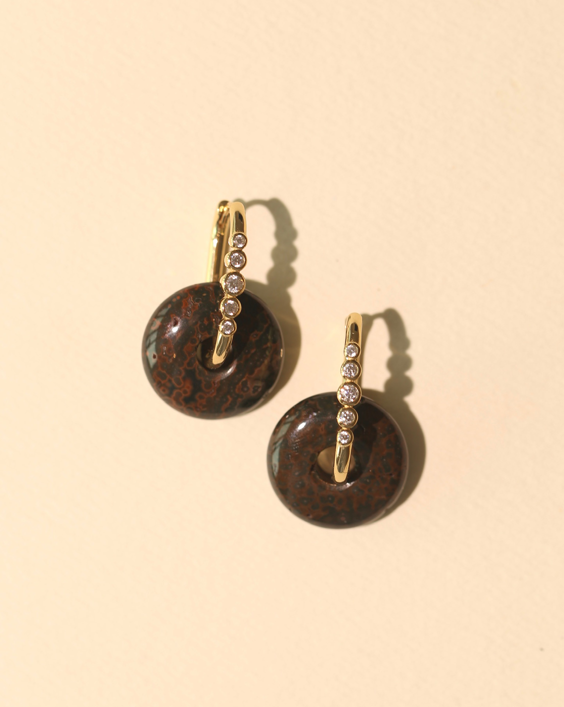 OOAK Earring - Ocean Jasper #116