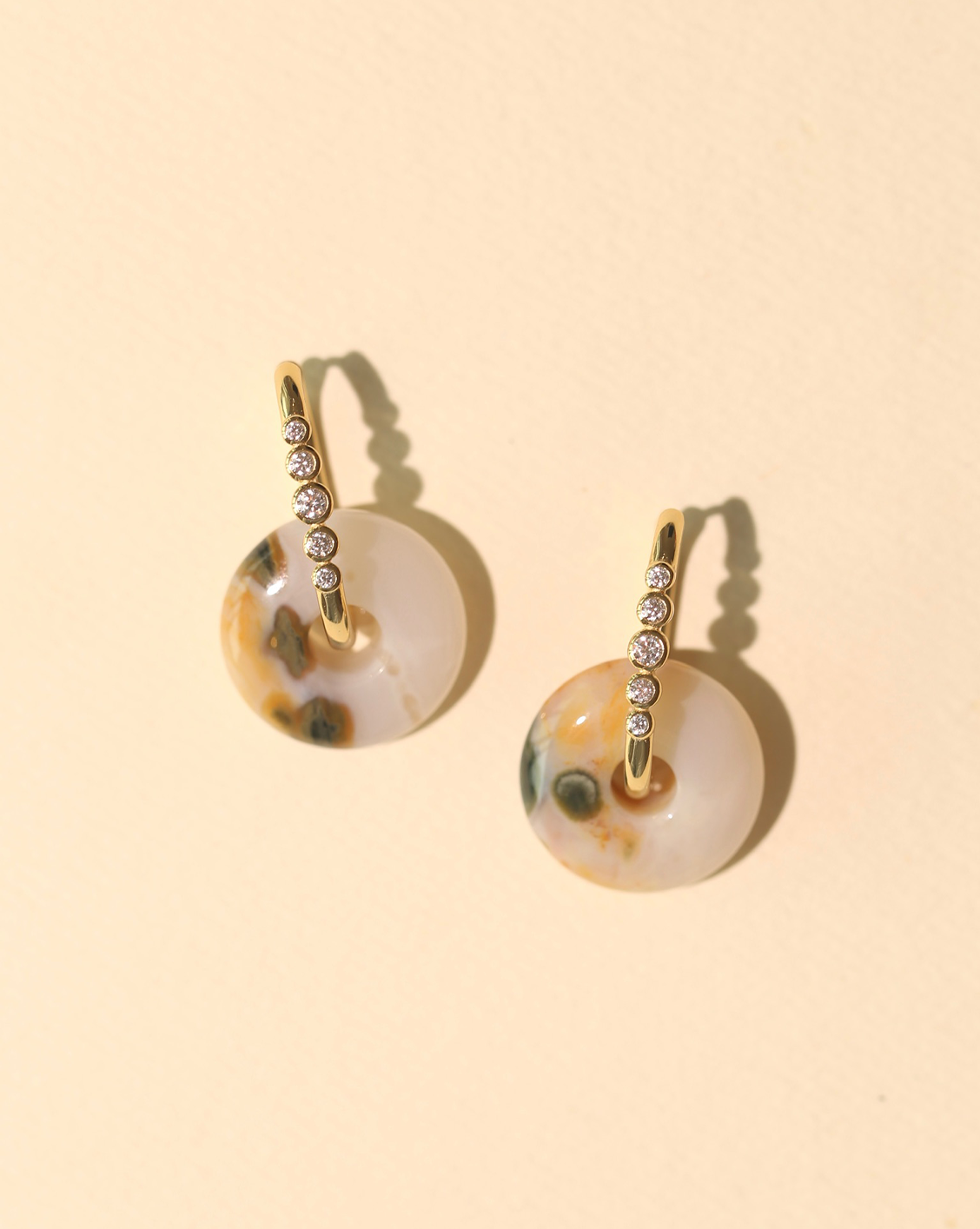 OOAK Earring - Ocean Jasper #119