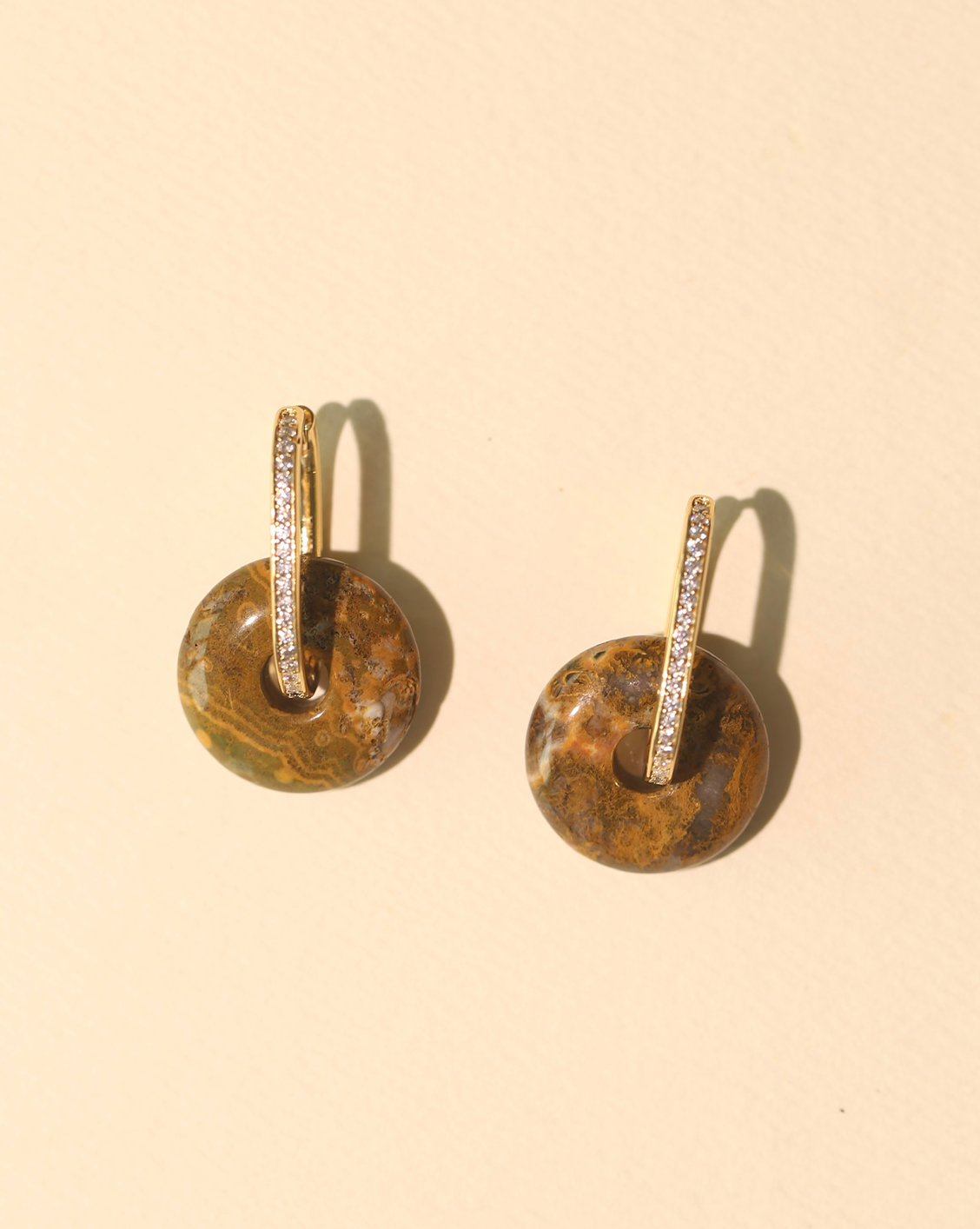 OOAK Earring - Ocean Jasper #120