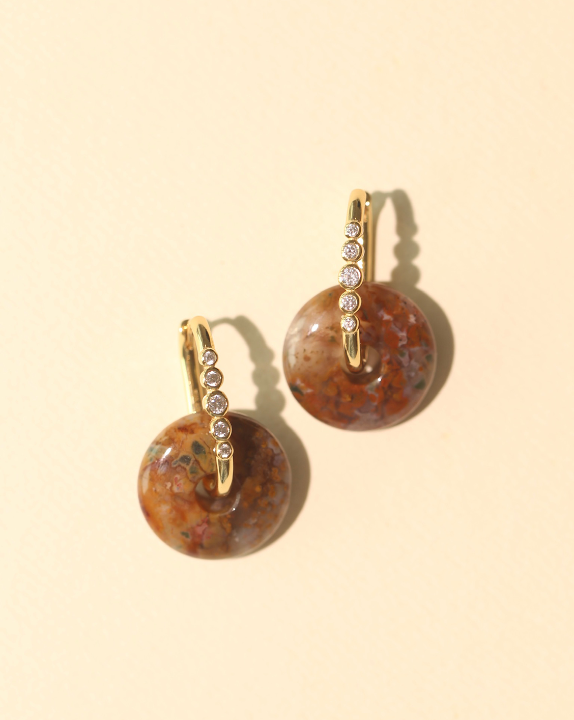 OOAK Earring - Ocean Jasper #122