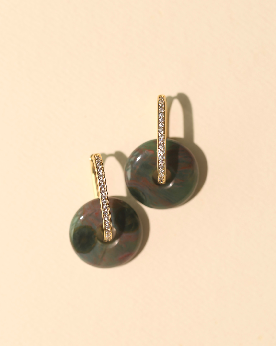 OOAK Earring - Ocean Jasper #123