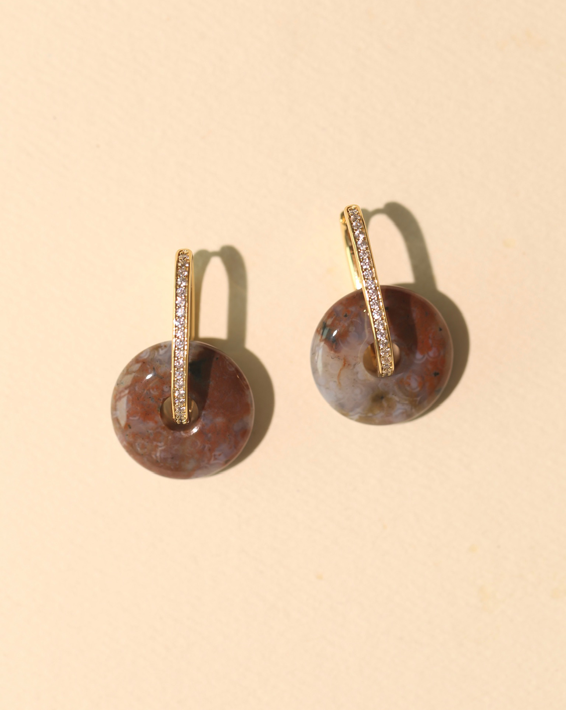 OOAK Earring - Ocean Jasper #126