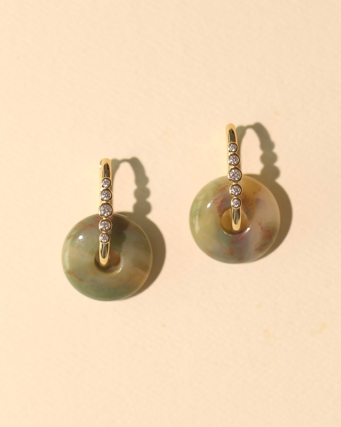 OOAK Earring - Ocean Jasper #128