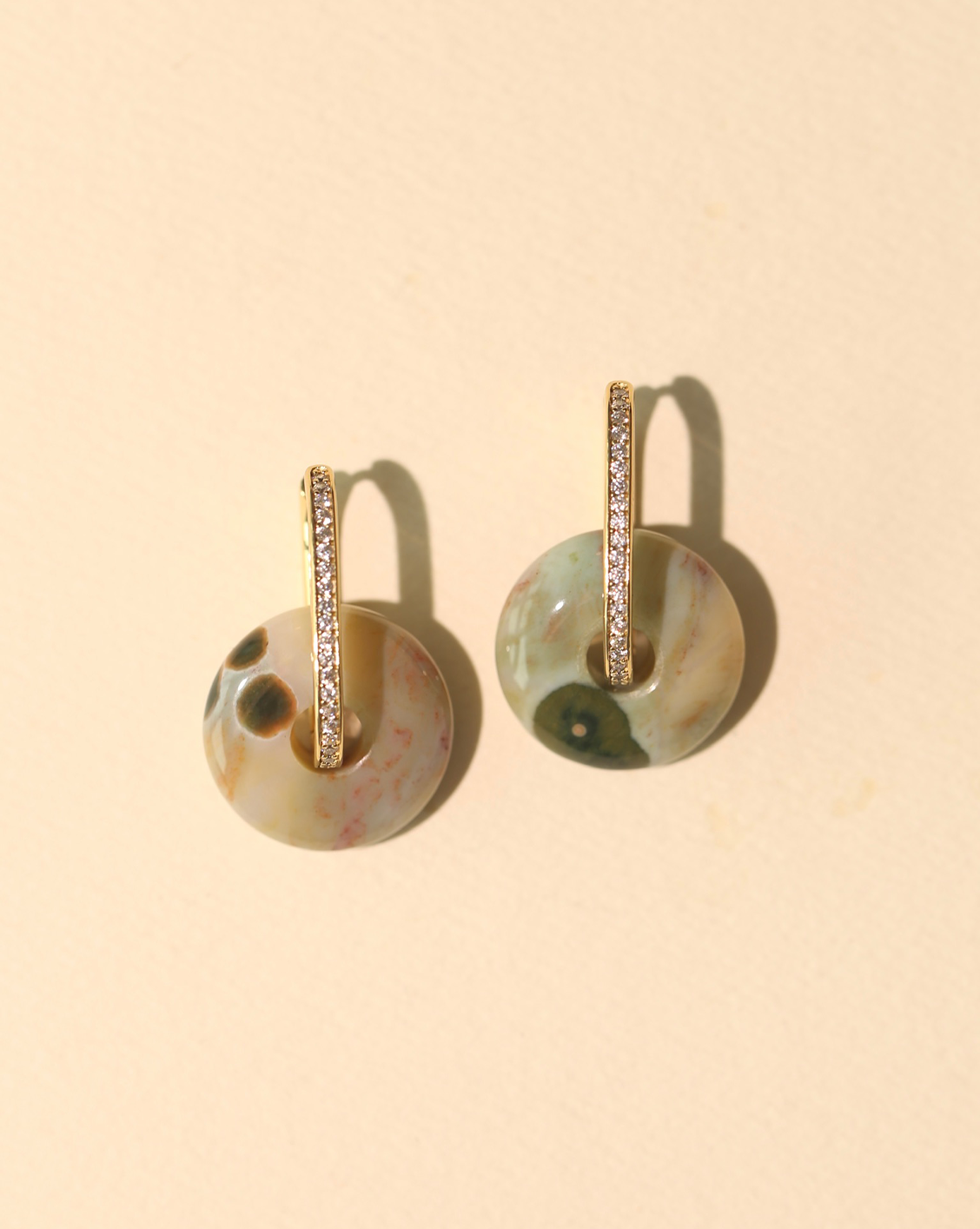OOAK Earring - Ocean Jasper #138