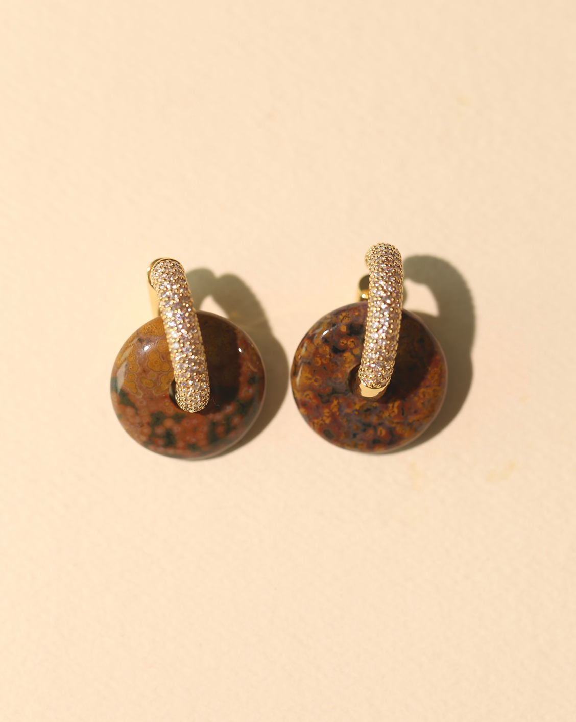 OOAK Earring - Ocean Jasper #139