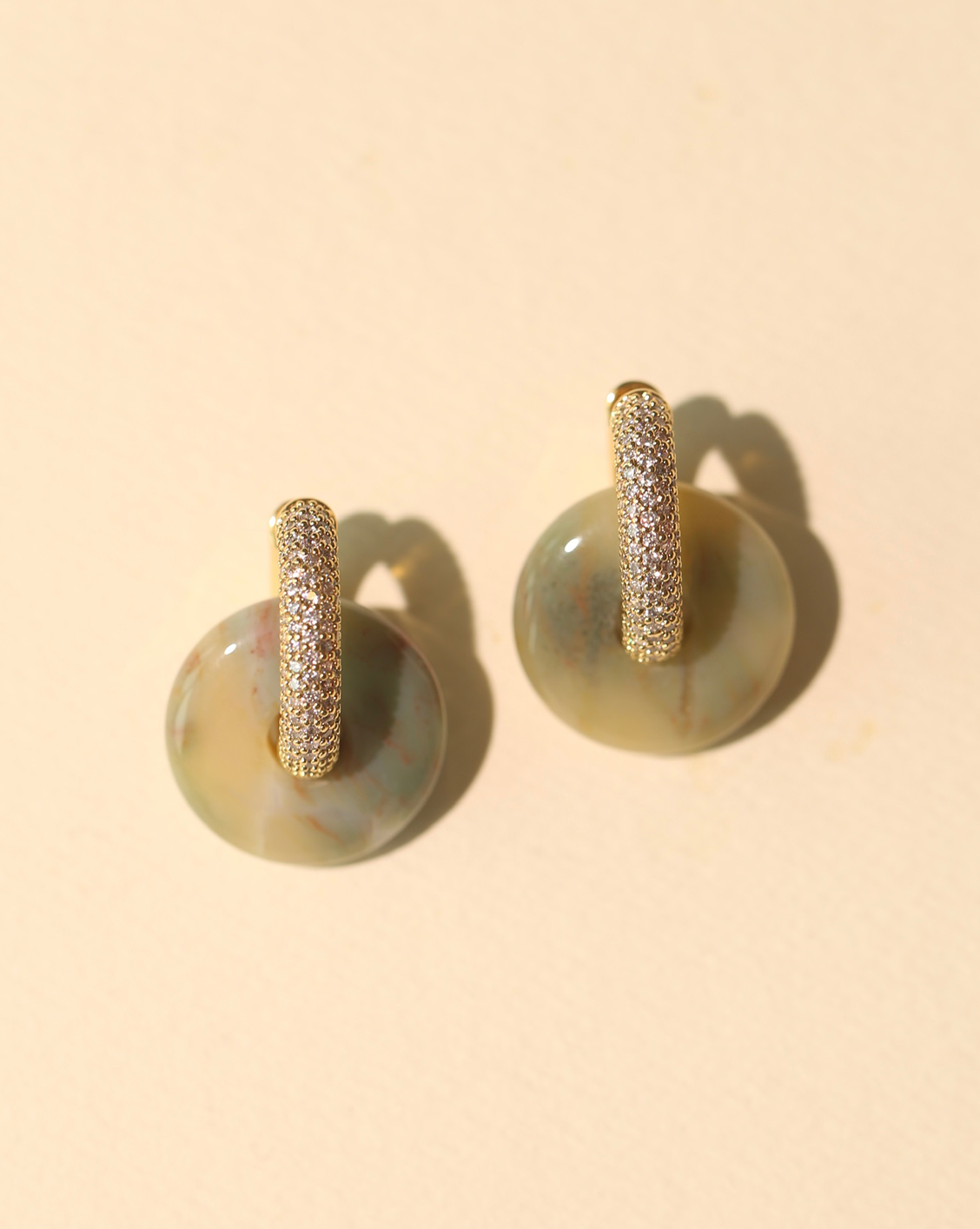 OOAK Earring - Ocean Jasper #142