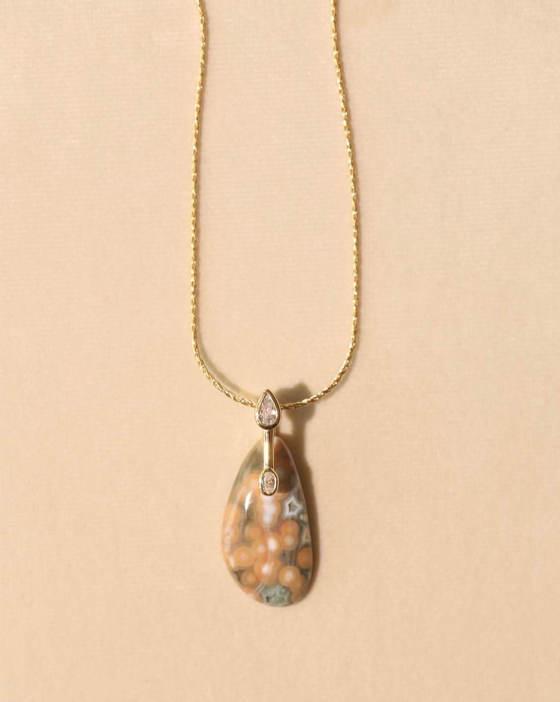 OOAK Necklace - Ocean Jasper #90
