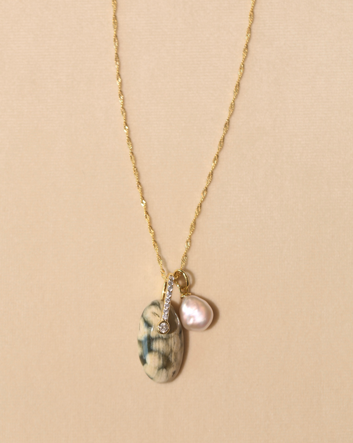 OOAK Necklace - Ocean Jasper #93