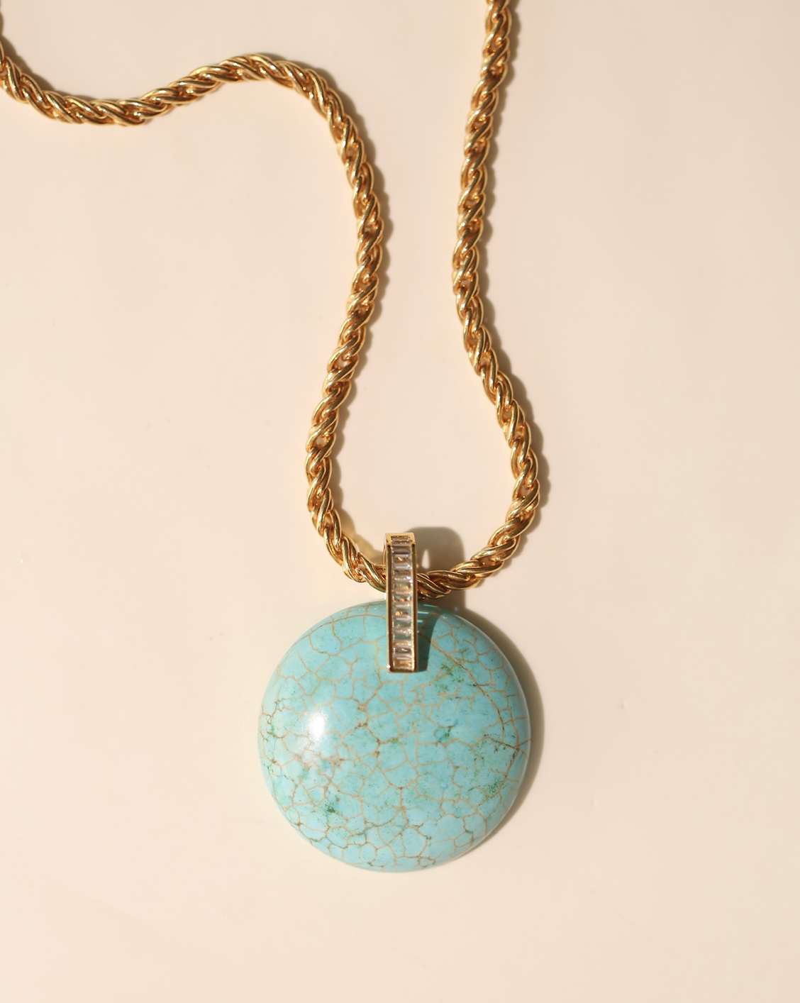 OOAK Necklace - Blue Howlite #2