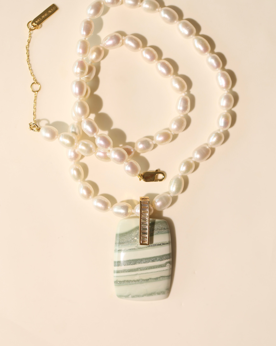 OOAK Necklace - Green Opal #3