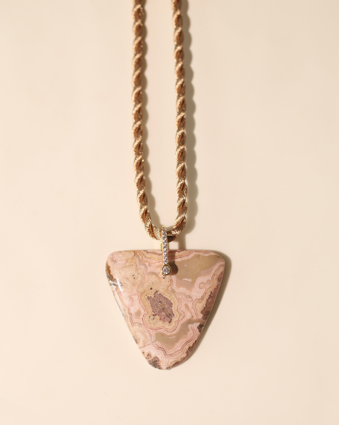 OOAK Necklace - Rhodochrosite #1
