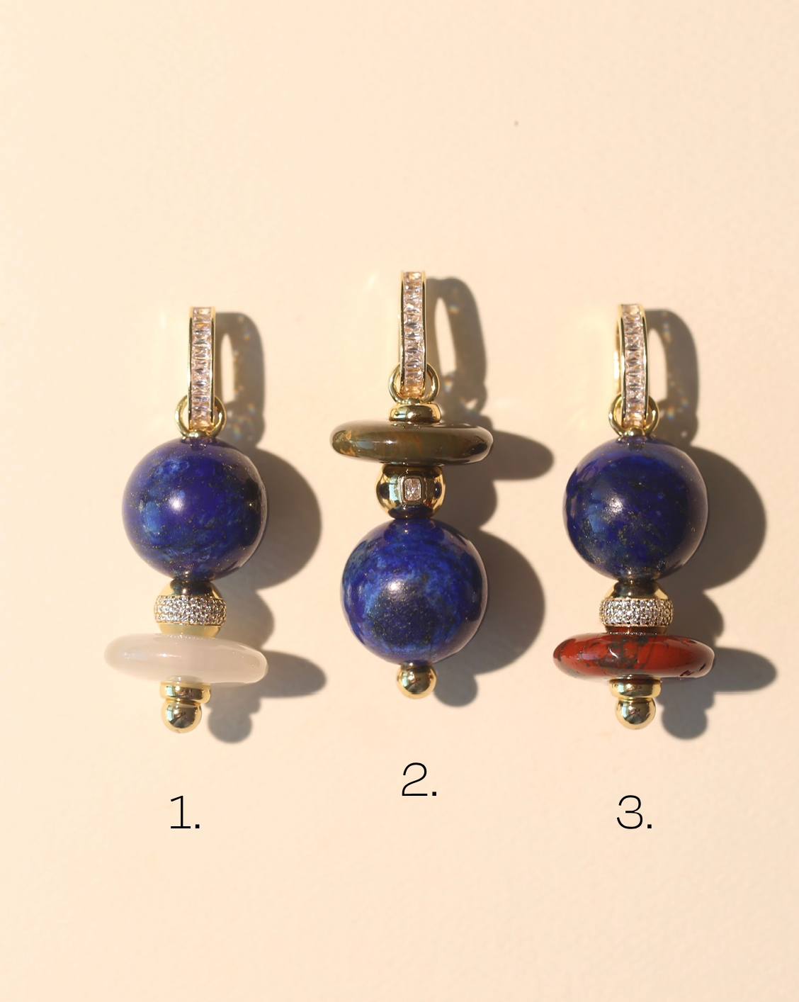 Orbit Pendant - Lapis Mix/Group 2