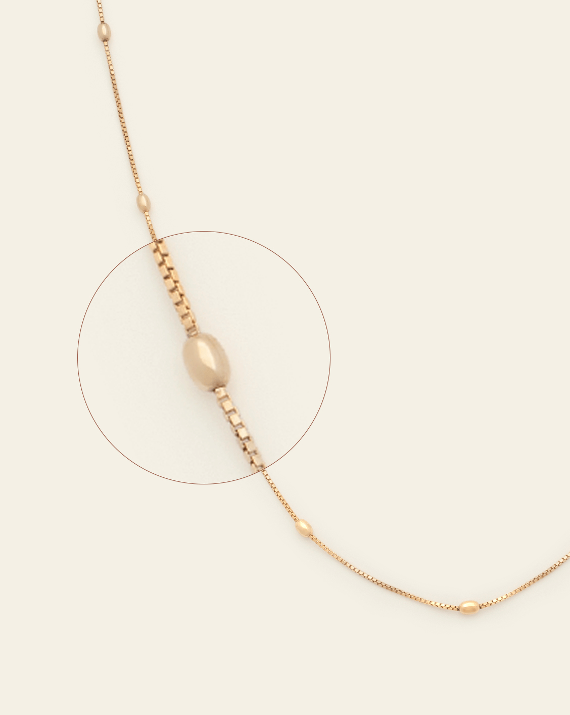 Oval Beaded Chain | Products | Melanie Auld Jewelry