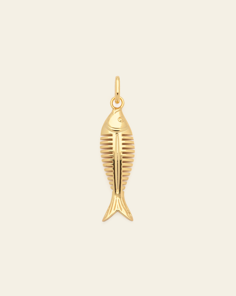 Pesce Charm - Gold