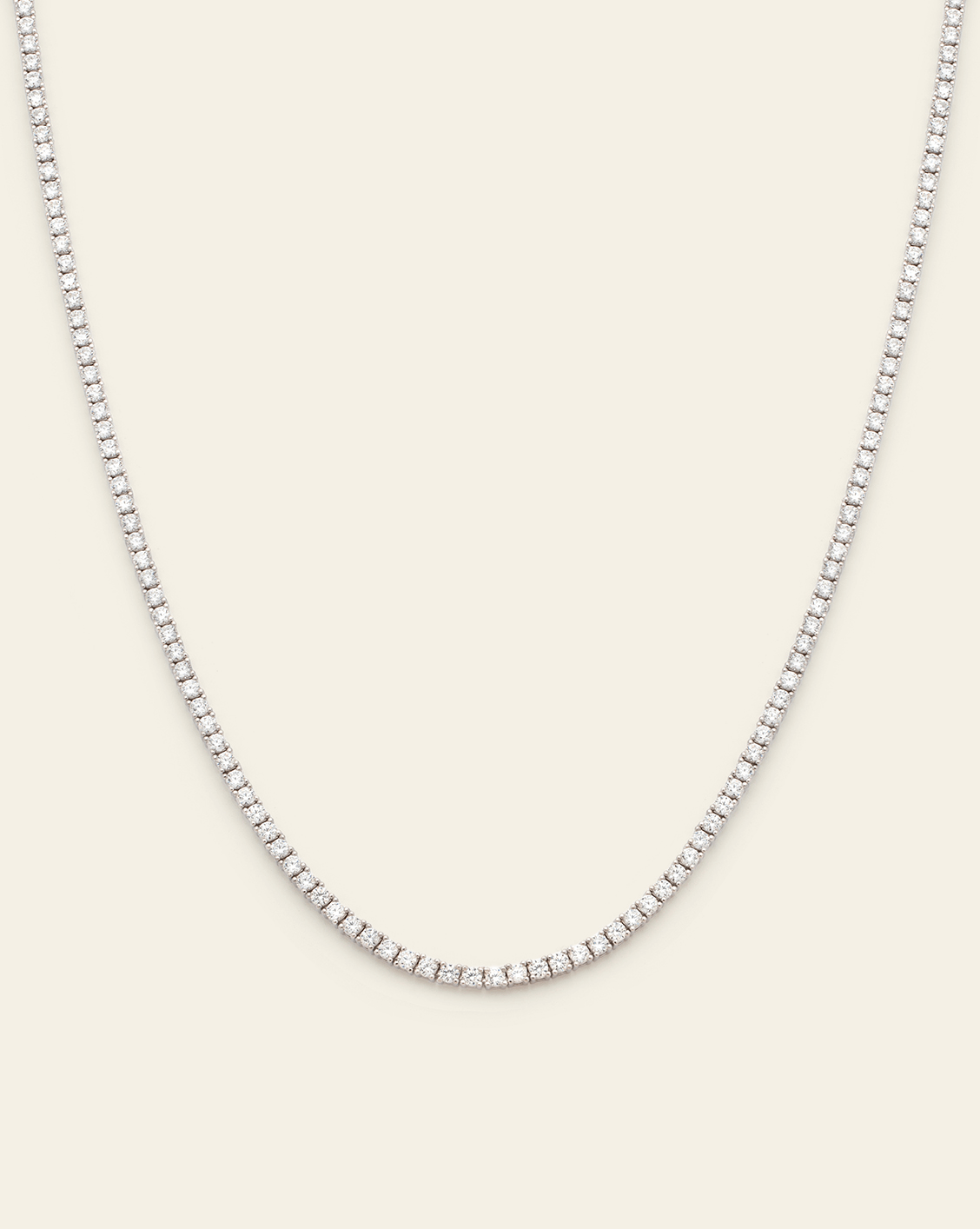 Prong Set Tennis Necklace | Products | Melanie Auld Jewelry Prong Set Tennis Necklace | Products | Melanie Auld Jewelry