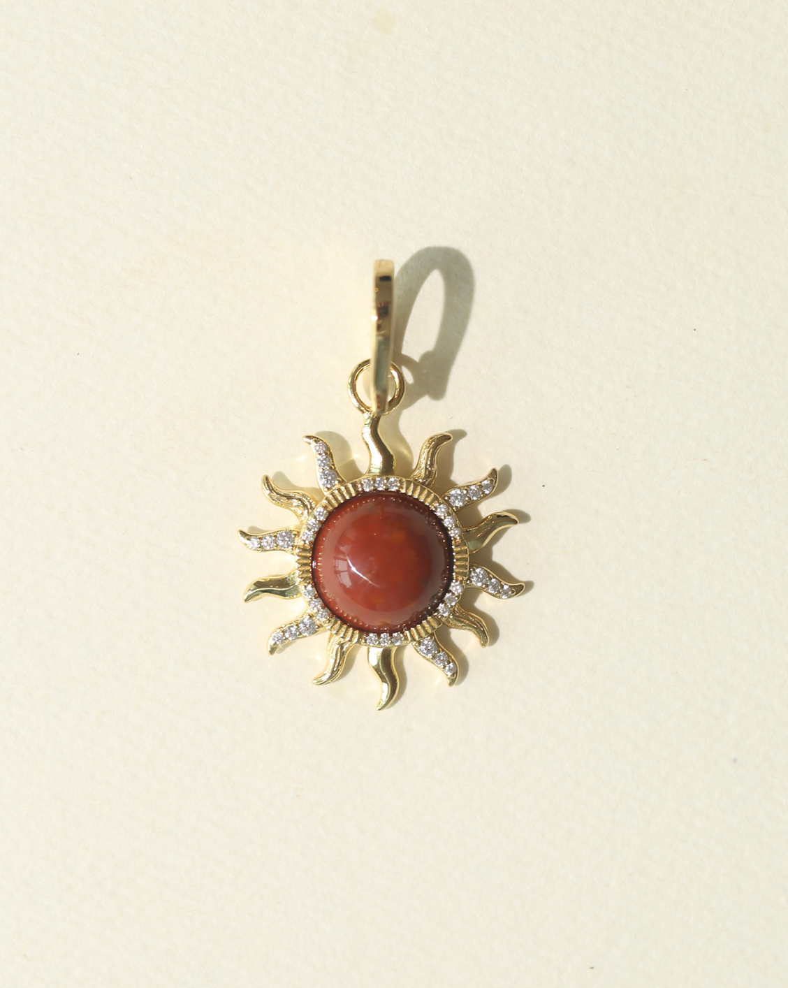 OOAK Radiant Sun Charm - Ocean Jasper #2