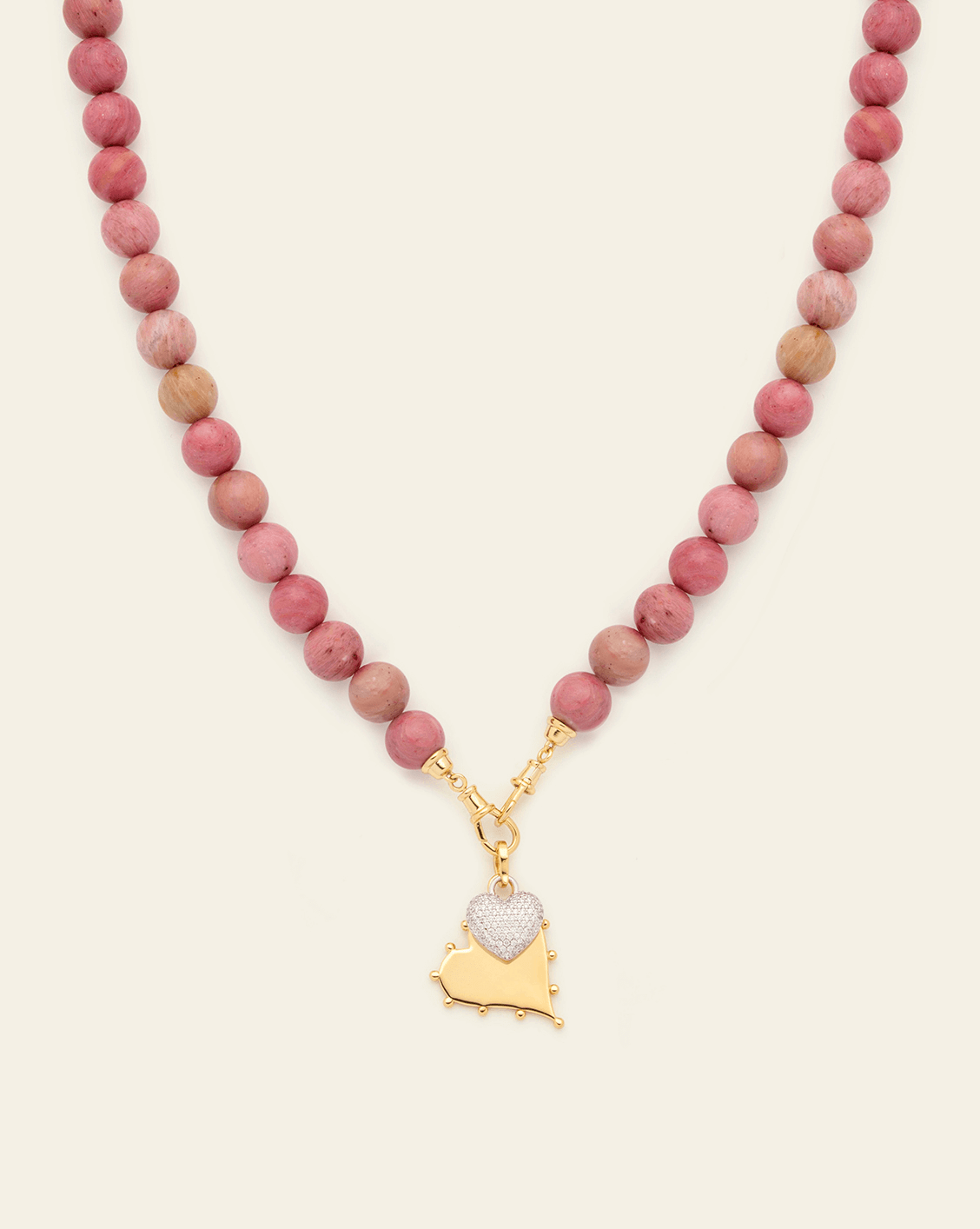 Rose Gemstone Necklace Gold Vermeil | Products | Melanie Auld