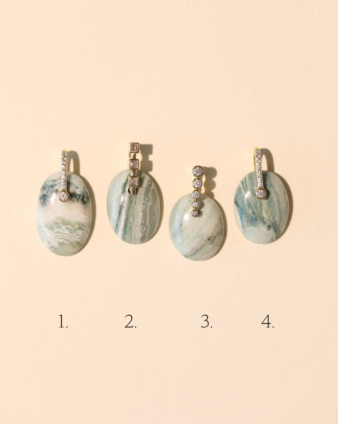 Stone Pendant - Green Opal/Group 5