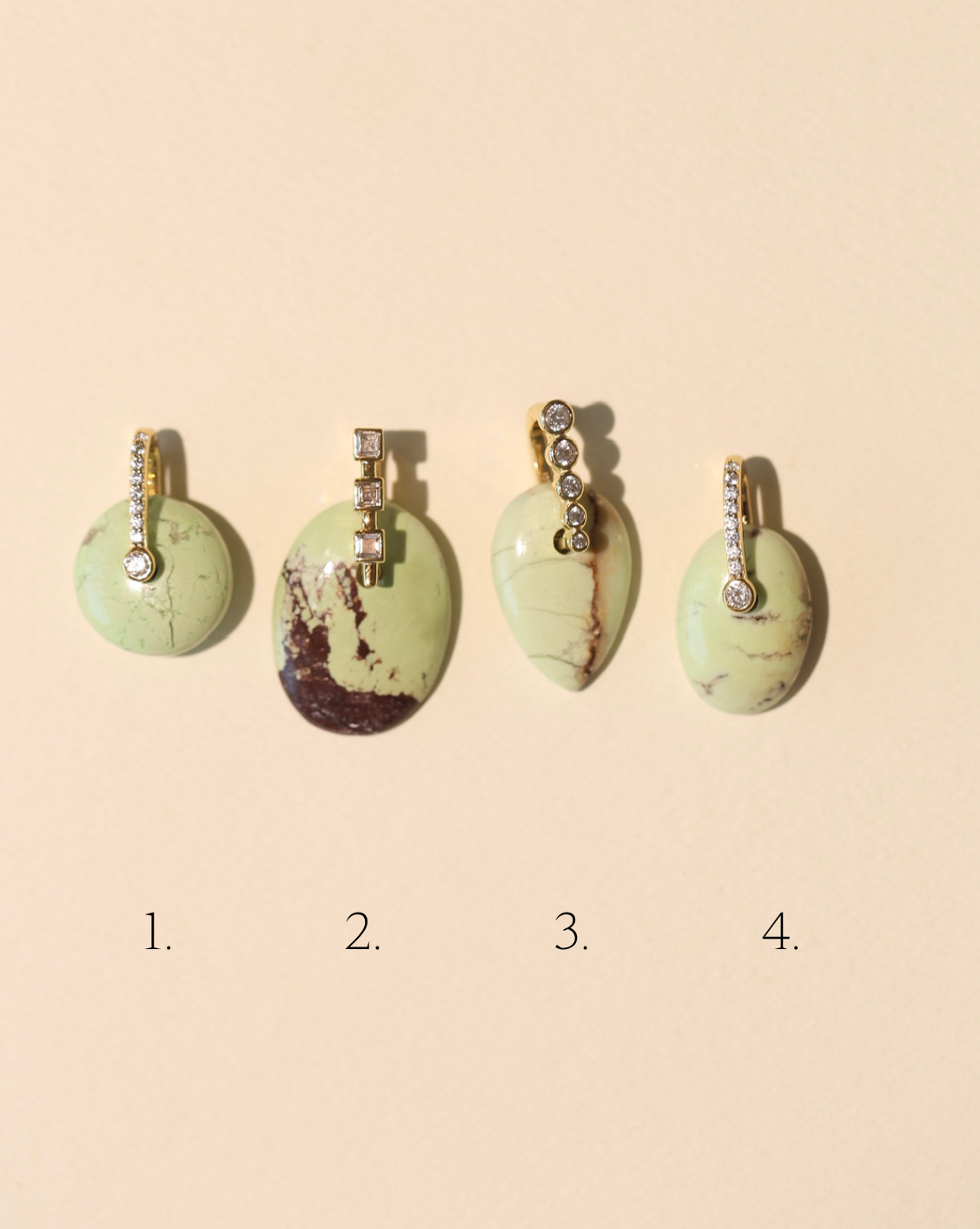 Stone Pendant - Lemon Chrysoprase/Group 7
