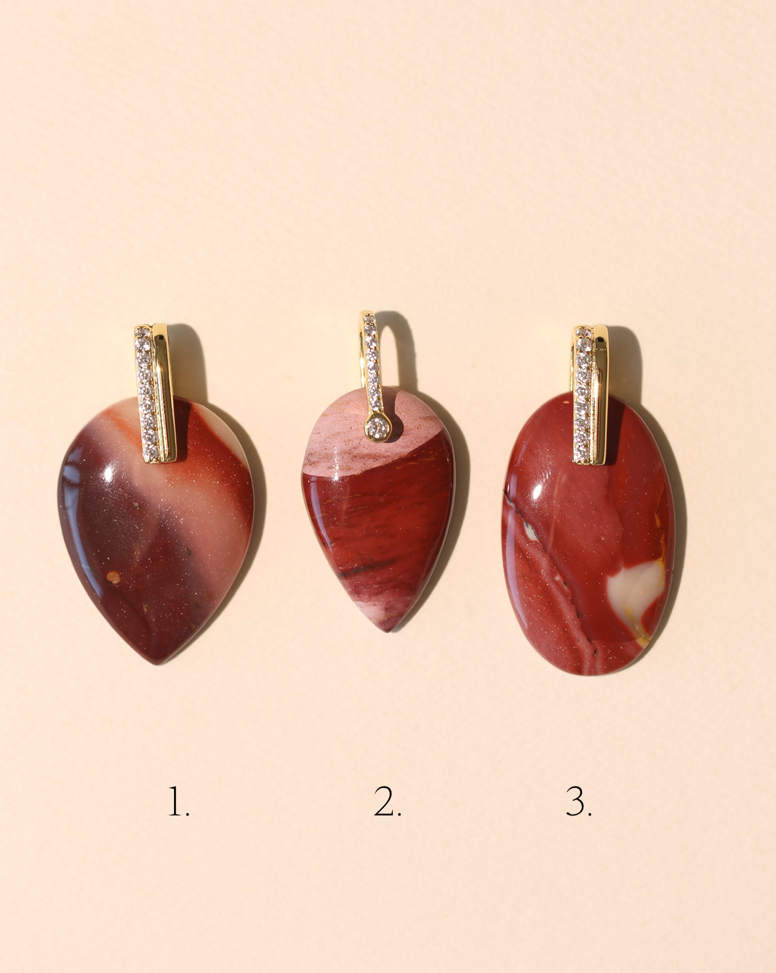Stone Pendant - Mookaite Jasper/Group 2