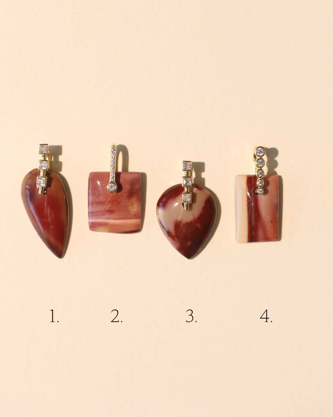 Stone Pendant - Mookaite Jasper/Group 3