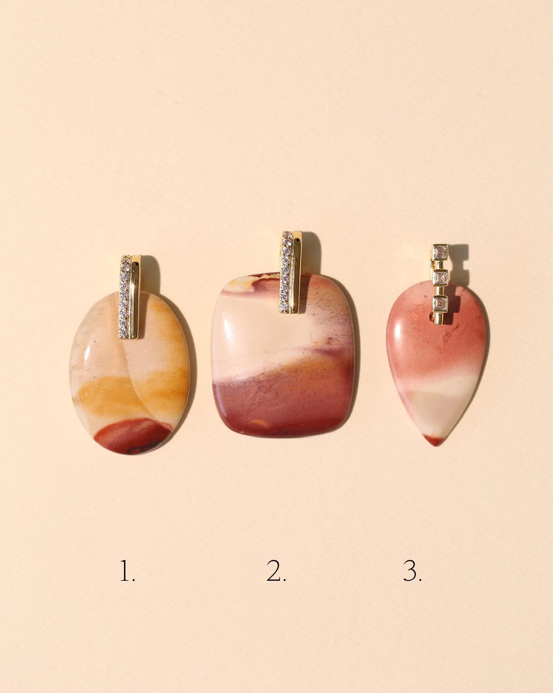 Stone Pendant - Mookaite Jasper/Group 4