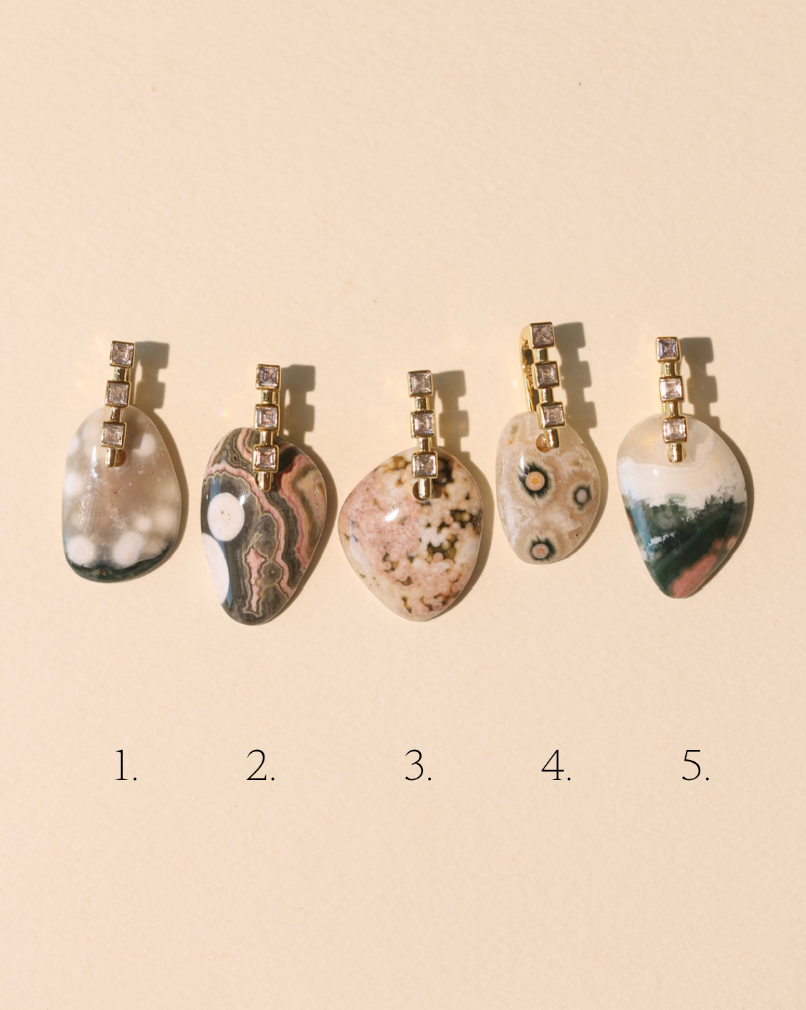 Stone Pendant - Ocean Jasper/Group 13