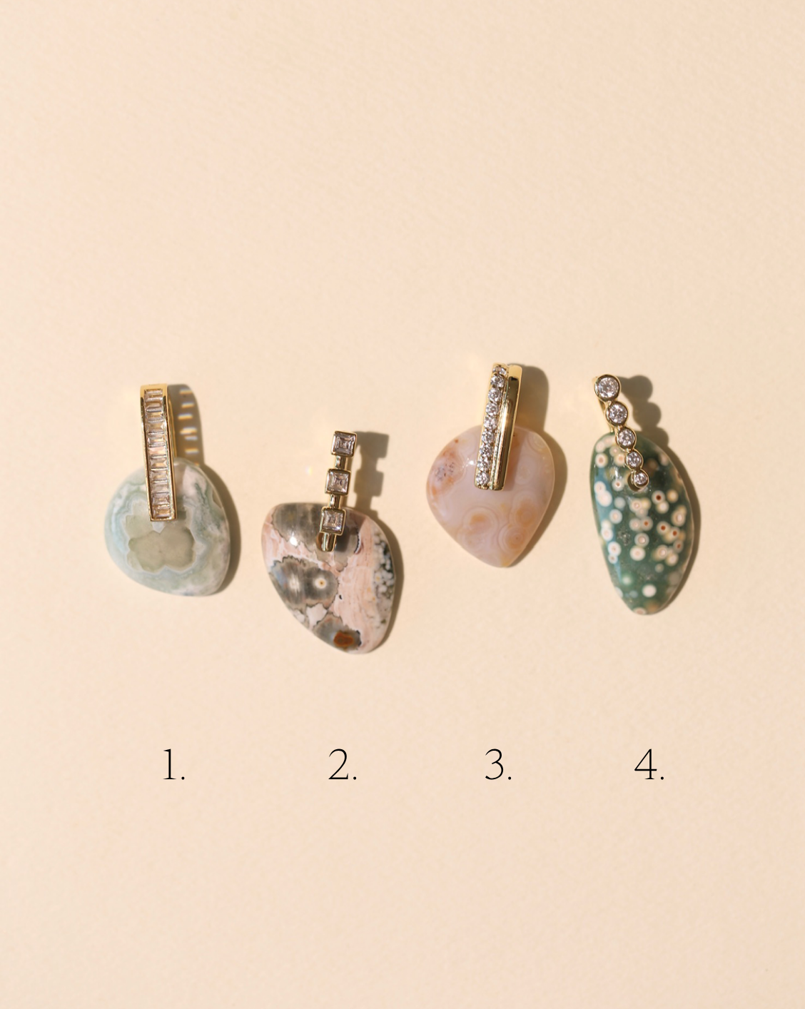 Stone Pendant - Ocean Jasper/Group 14