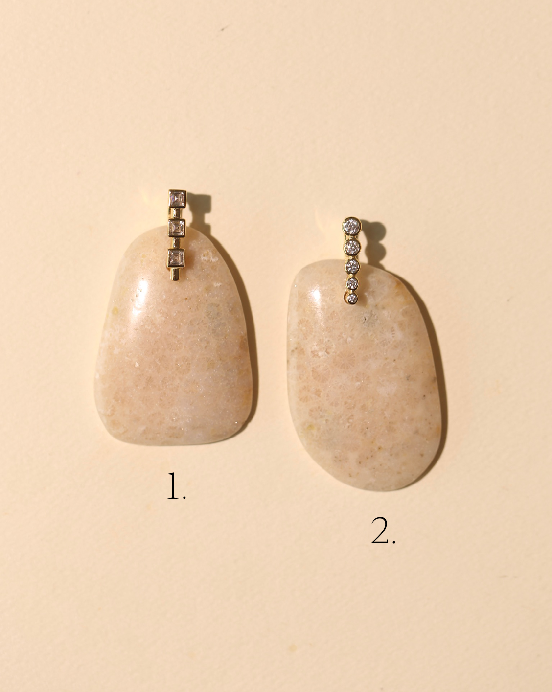Stone Pendant - Fossil Jasper/Group 1